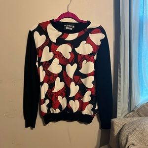 Mochino shirt with hearts